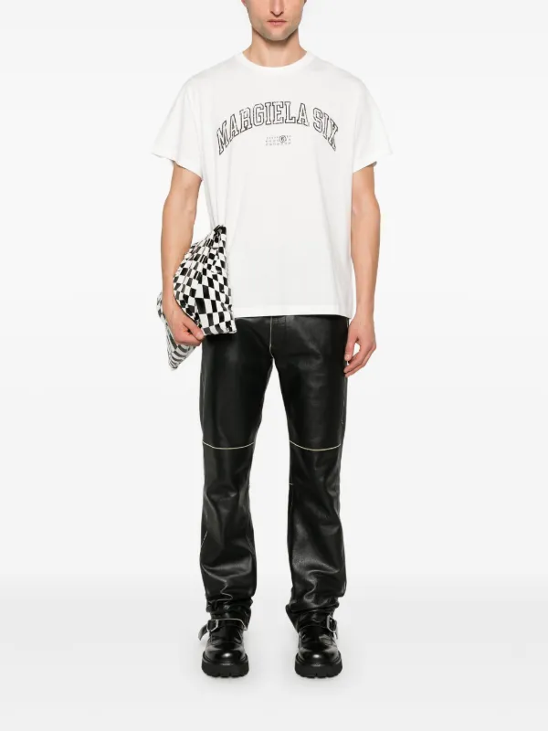 【関税＆送料込み】Mm6 Maison Margiela T-Shirt MM6 Maison Margiela - Cotton crew-neck T-shirt
