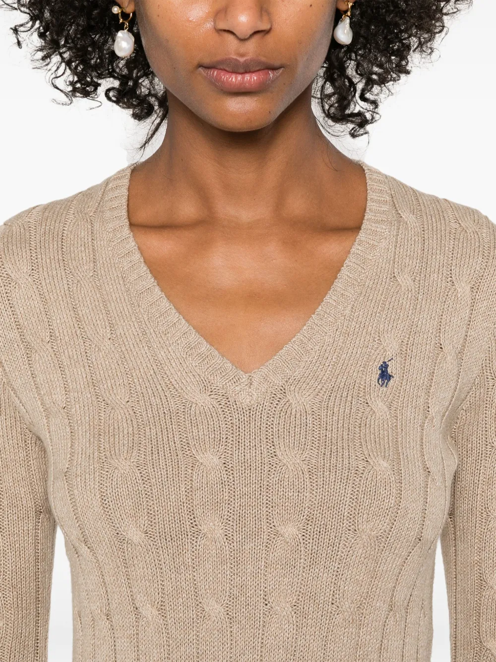 Polo Ralph Lauren Kabelgebreide trui Beige