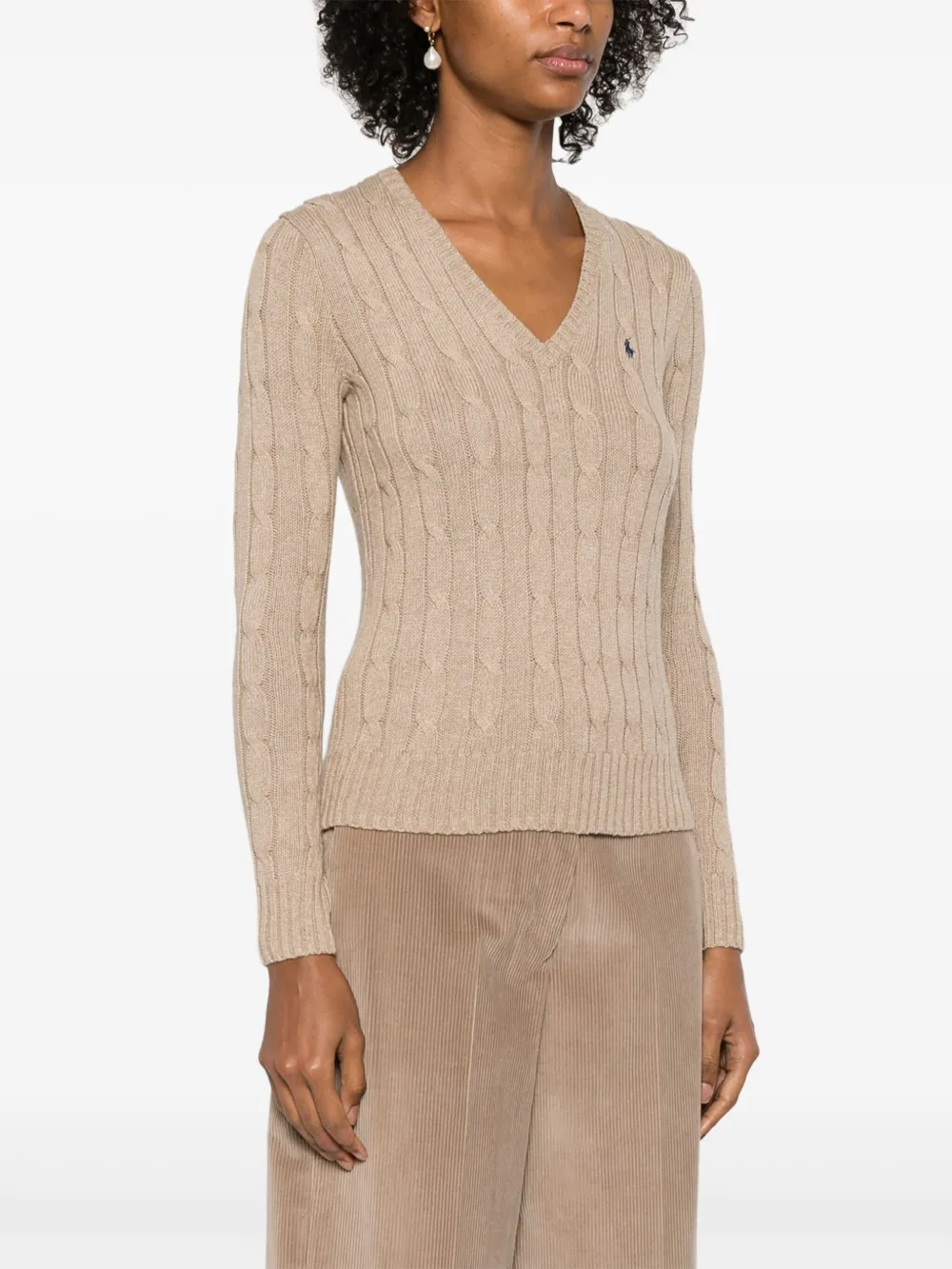 Polo Ralph Lauren Kabelgebreide trui Beige