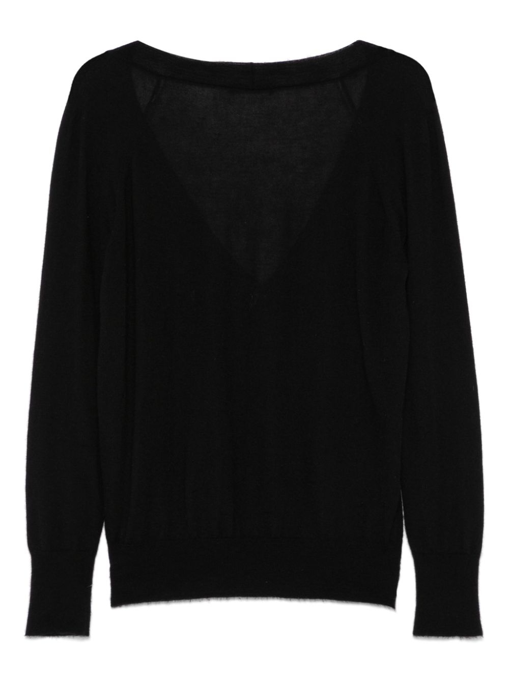 Alexander McQueen Pre-Owned 2010s V-neck sweater - Black