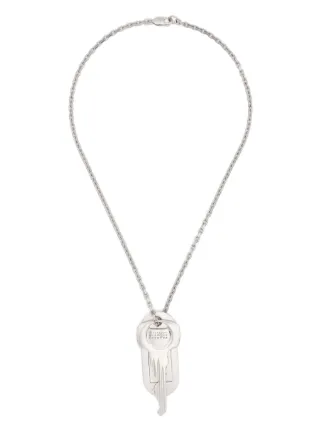 MM6 Maison Margiela Key-charm Necklace | Silver | FARFETCH