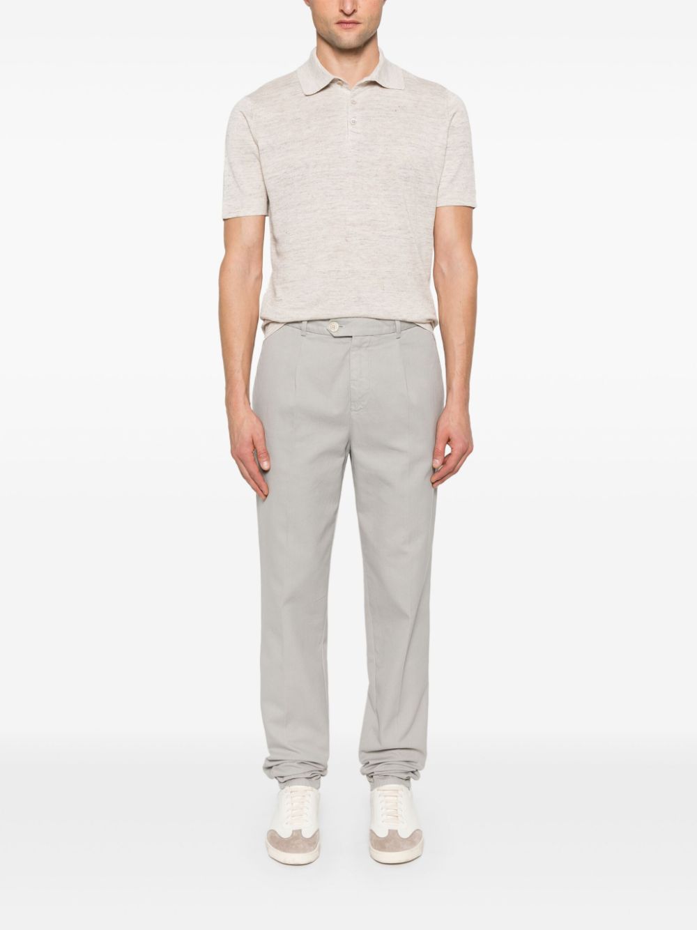 Brunello Cucinelli pleat-detail trousers - Grijs