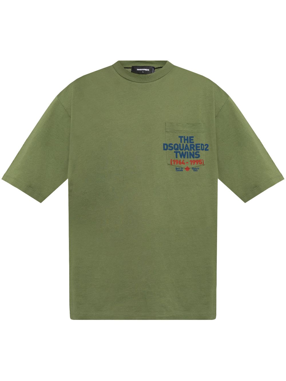 DSQUARED2 T-shirt met logoprint Groen