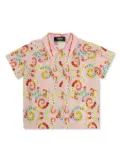Versace Kids short-sleeved shirt - Pink