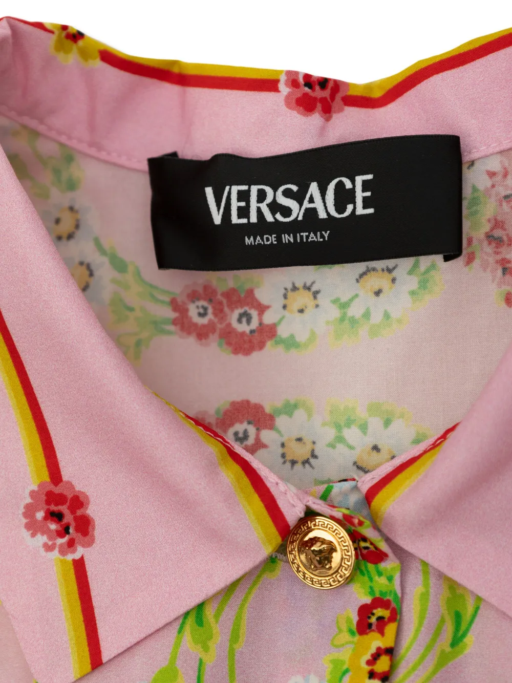 Versace Kids Shirt met korte mouwen Roze