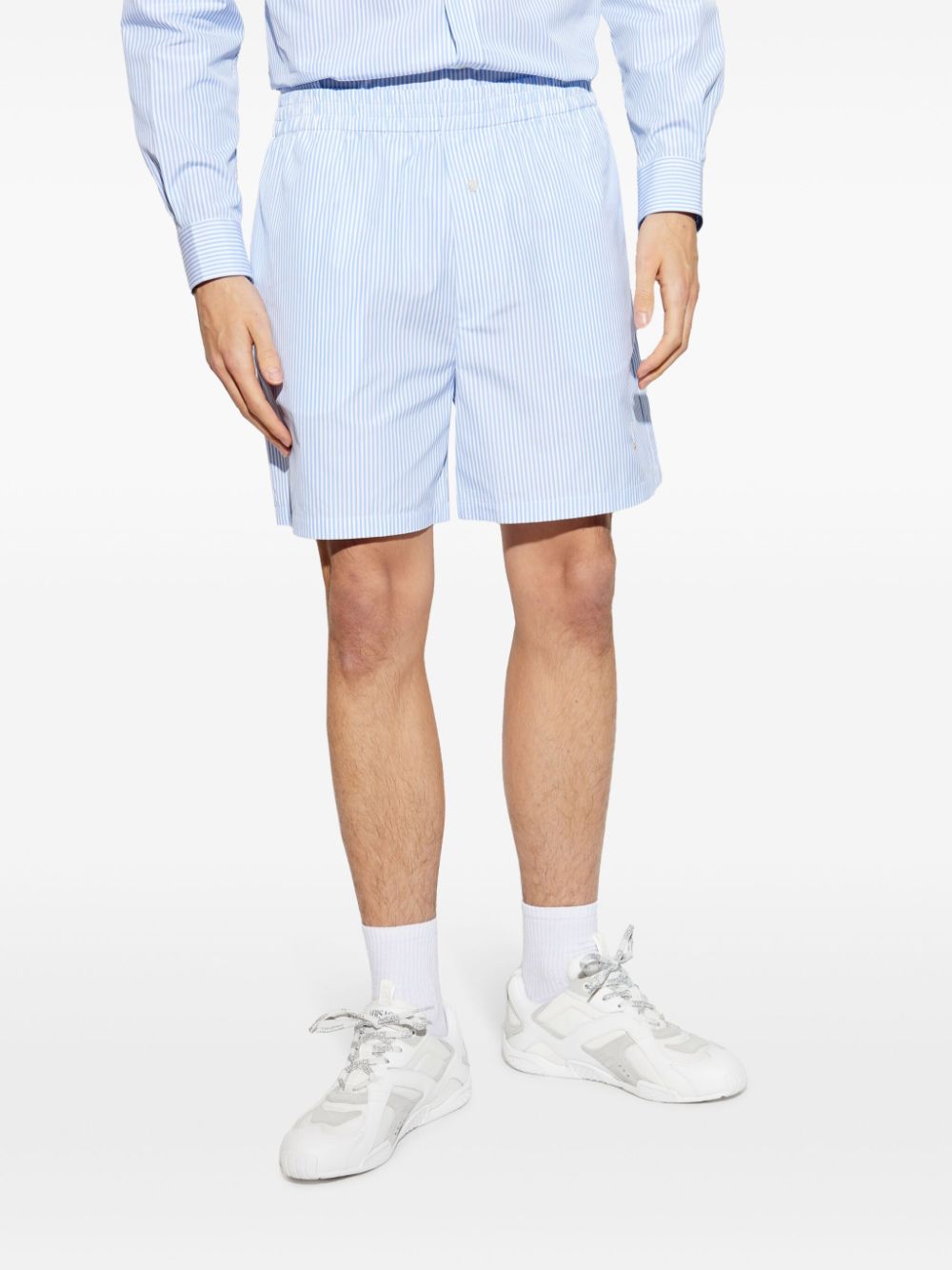 Moschino Gestreepte shorts Blauw