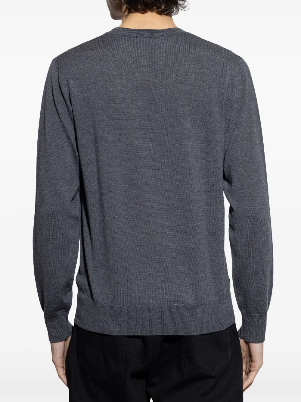 DSQUARED2 Trui met intarsia logo Grijs