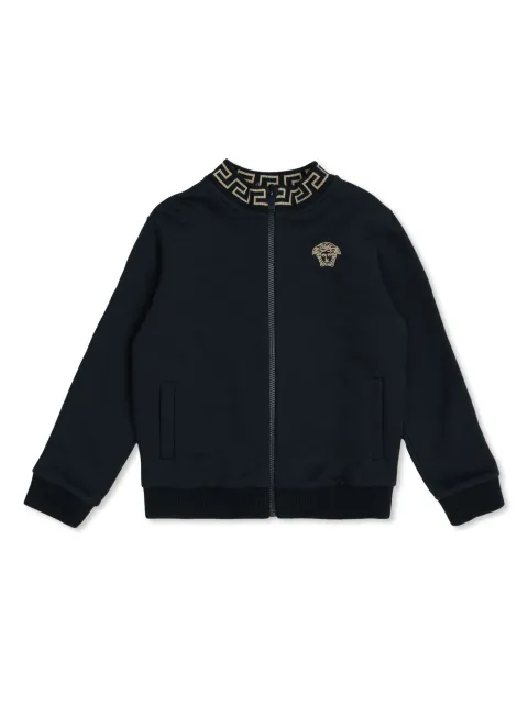Versace Kids Medusa embroidery cardigan