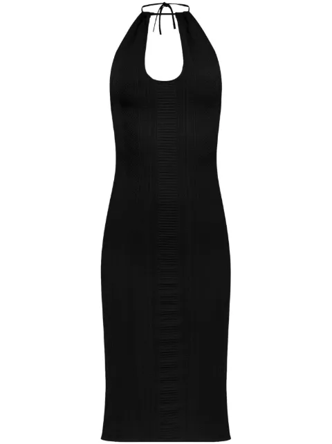 DSQUARED2 vestido midi con diseño tejido