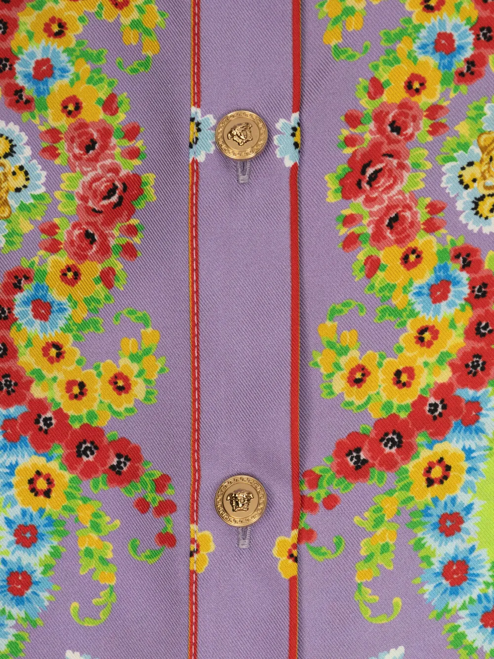 Versace Kids Jurk met bloemenprint Roze