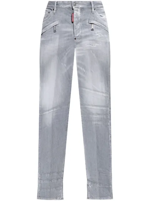 DSQUARED2 jean à effet usé