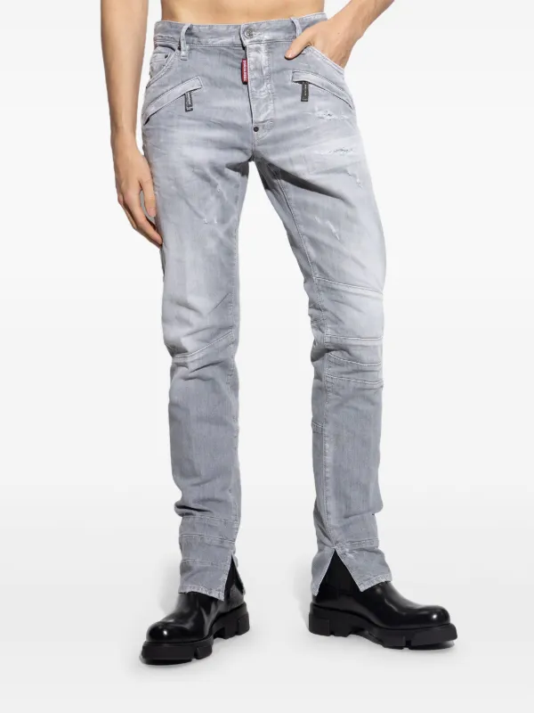 ご自宅用限定お買い得品 | ジーンズ ダメージ DSQUARED2 グレー JP FARFETCH | パンツ
