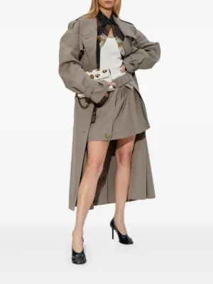 MOSCHINO CHEPANDCHIC ゴートスキン　毛皮スカート MOSCHINO - MOSCHINO CHEPANDCHIC ゴートスキン 毛皮スカートの