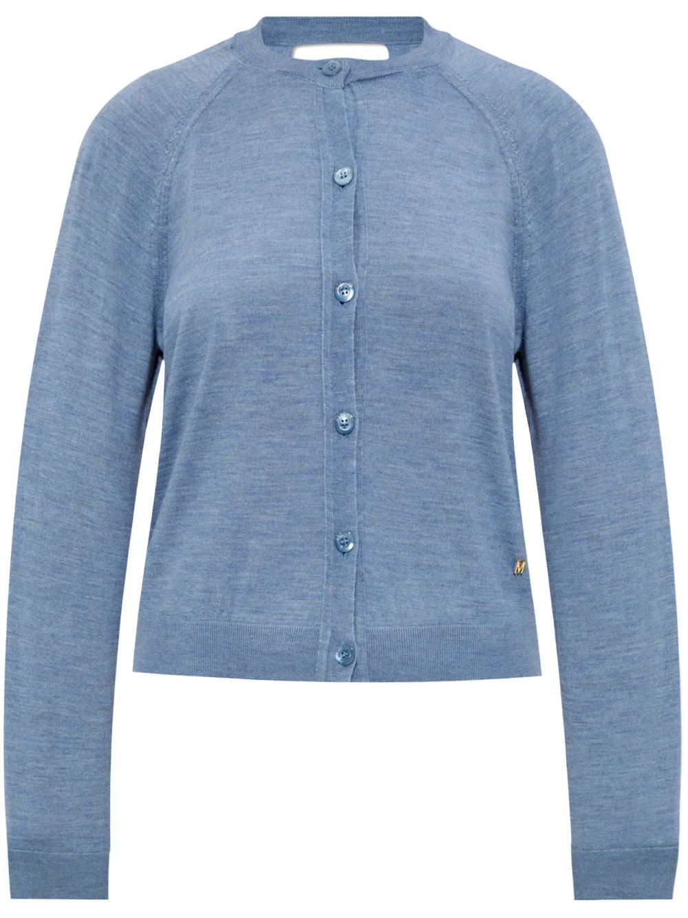 Moschino virgin wool cardigan Blauw