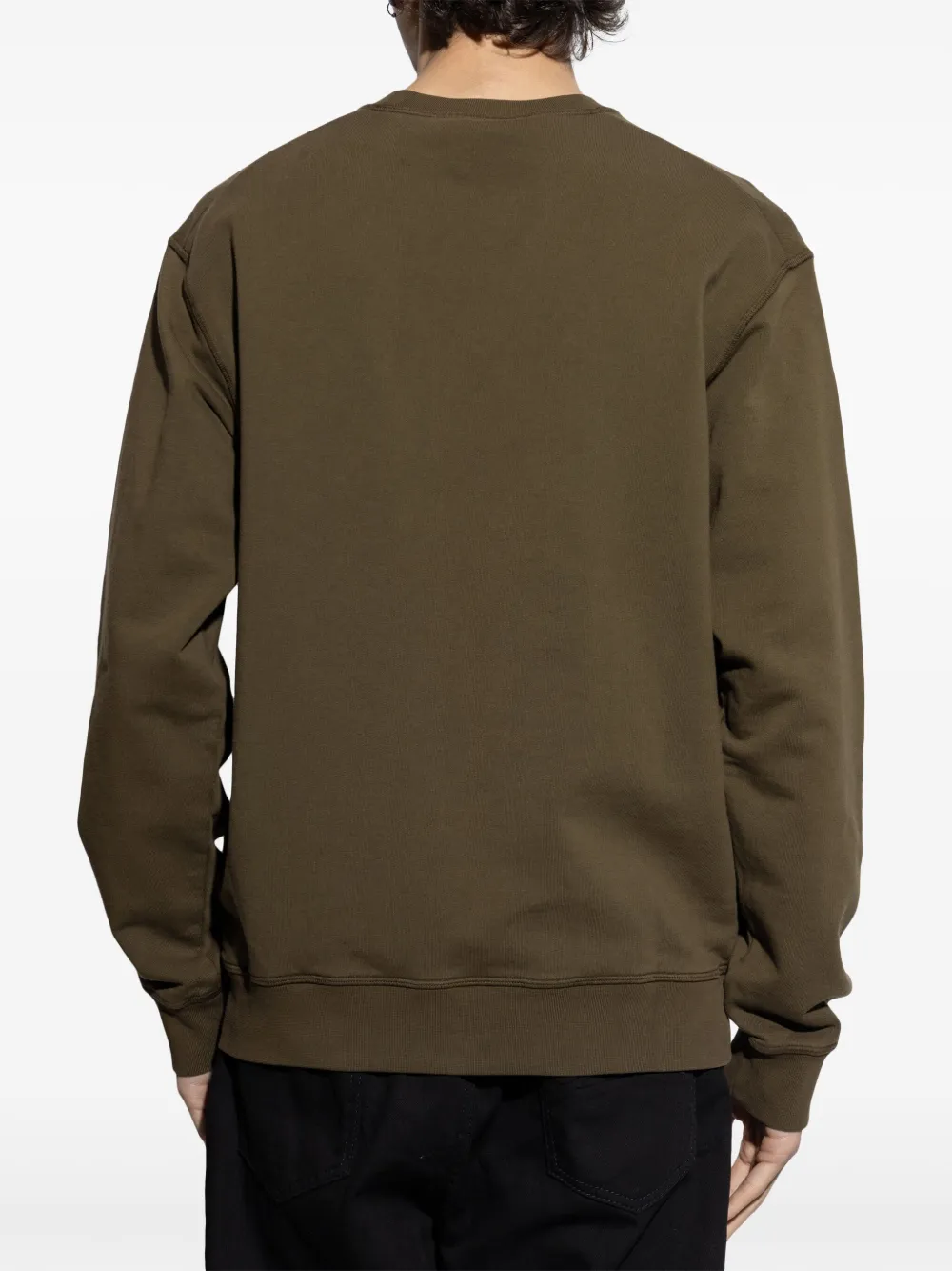 DSQUARED2 Sweater met logopatch Bruin