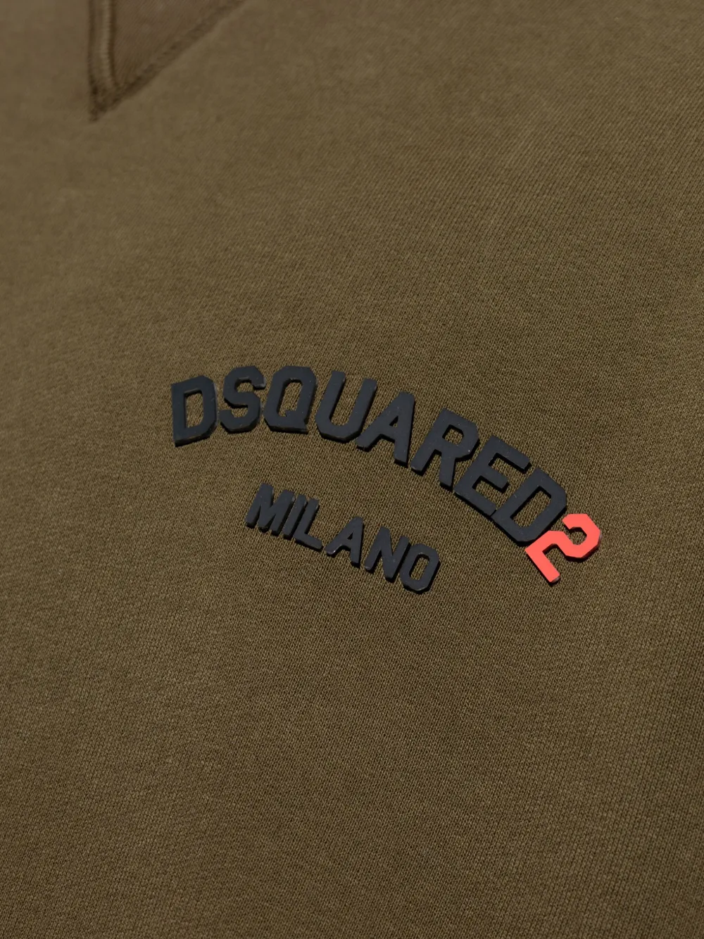 DSQUARED2 Sweater met logopatch Bruin