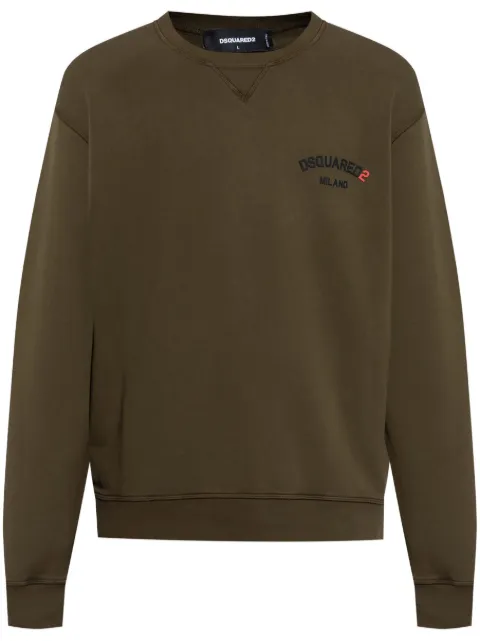 DSQUARED2 logo-appliqué sweatshirt