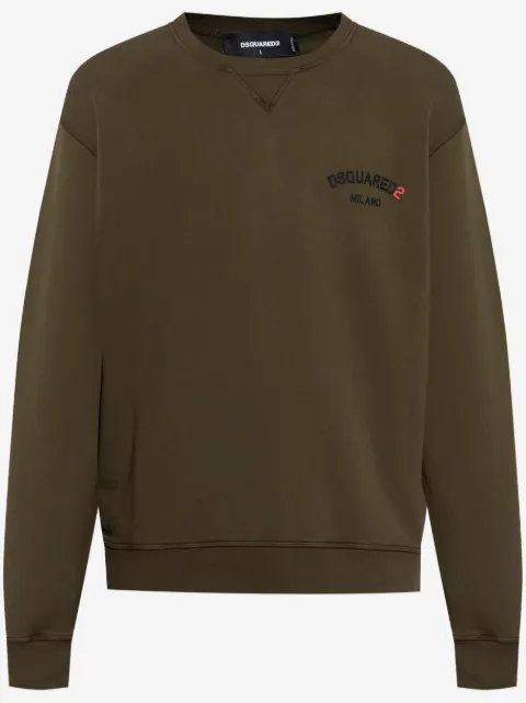 DSQUARED2 logo-appliqué sweatshirt