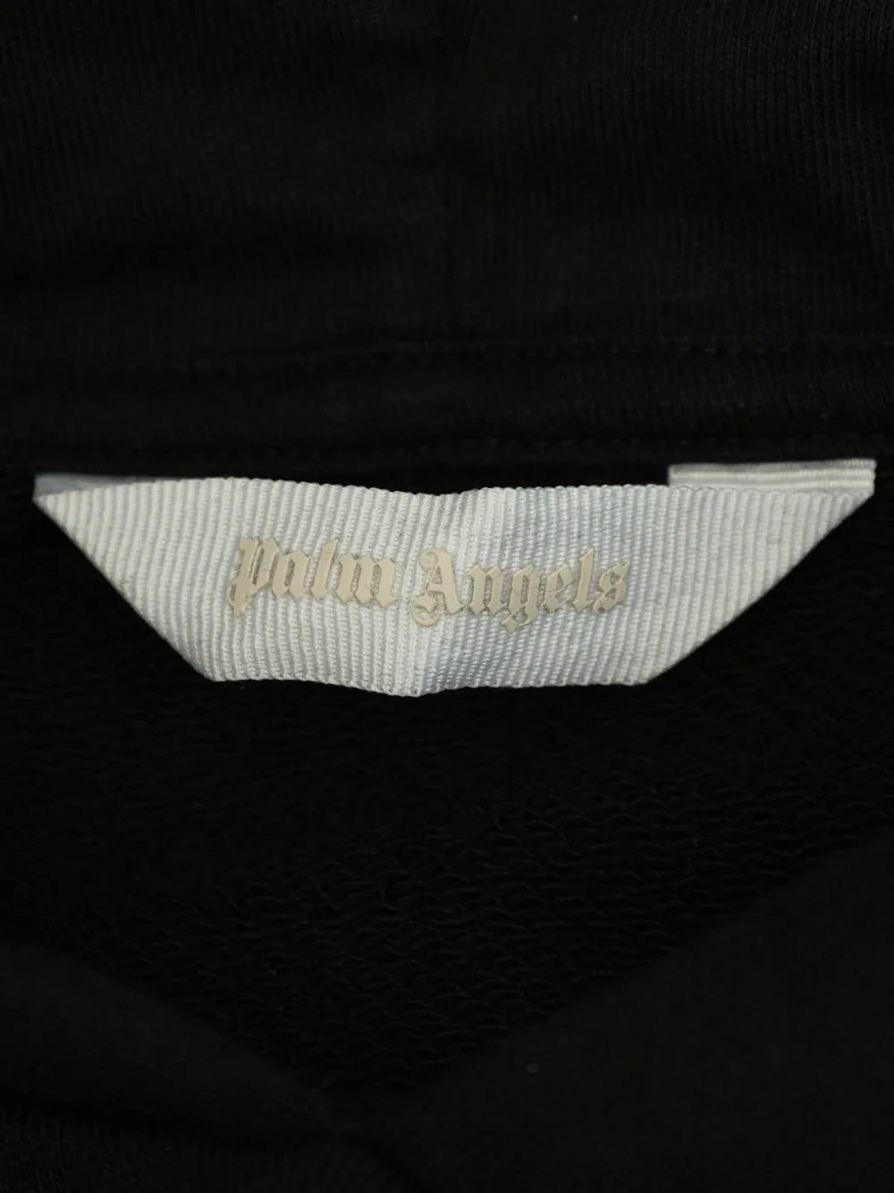 Palm Angels Kids Hoodie met logoprint Zwart