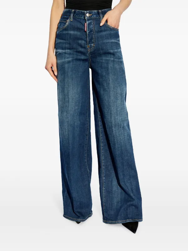 DSQUARED2 wide-leg Jeans | Blue | FARFETCH