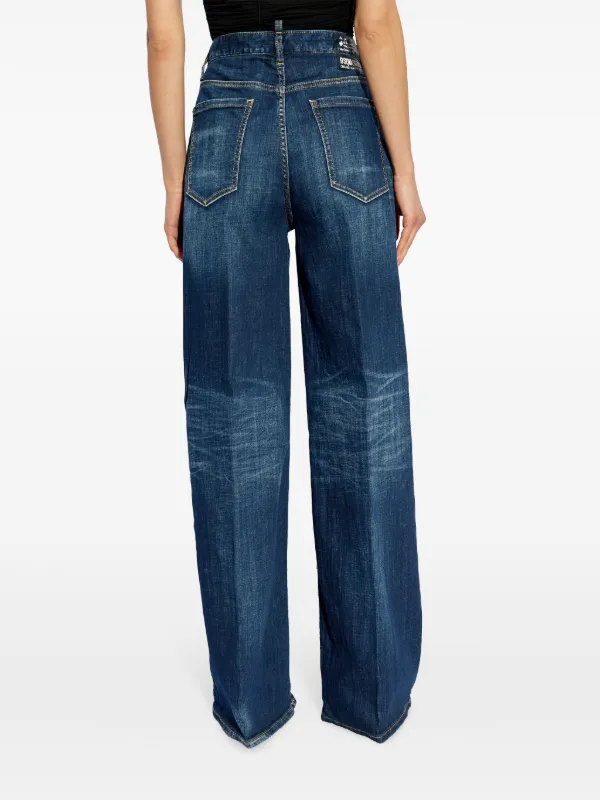 DSQUARED2 wide-leg Jeans | Blue | FARFETCH