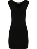 DSQUARED2 logo-plaque mini dress - Black
