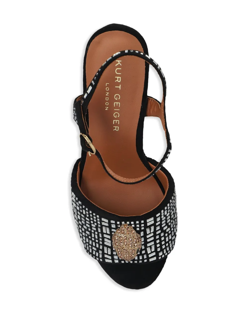 Kurt Geiger London 125mm Kensington sandals Black