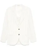 Brunello Cucinelli striped blazer - White