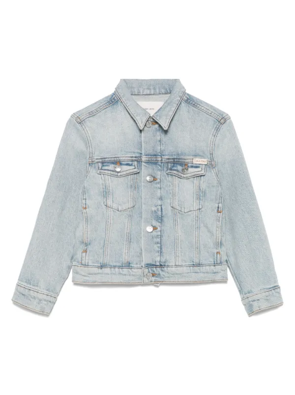 Calvin Klein Kids Denim Jacket Blue FARFETCH IN