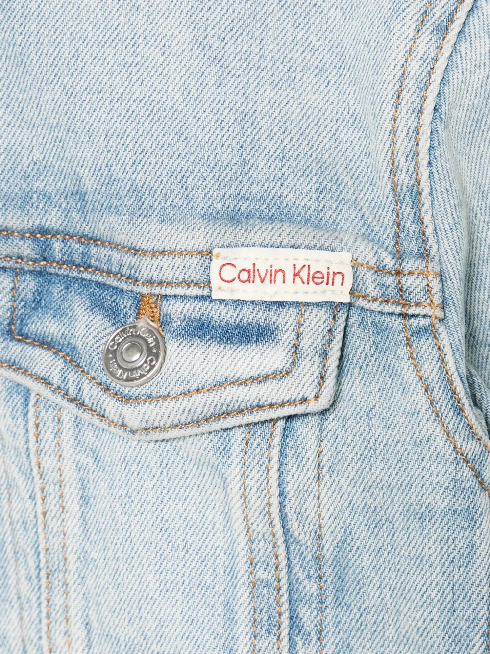 Calvin Klein Kids Spijkerjack Blauw