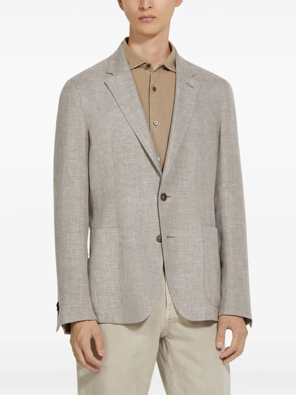 Zegna Crossover blazer Bruin