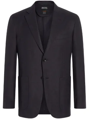 Zegna Trofeo シアサッカージャケット | ブルー | FARFETCH JP