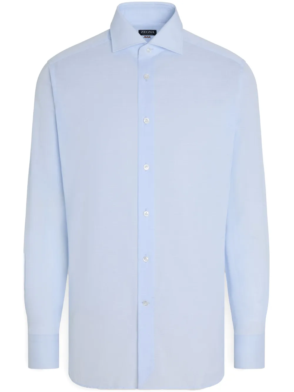 Zegna Centoventimila cotton-linen shirt | Blue | Image 1