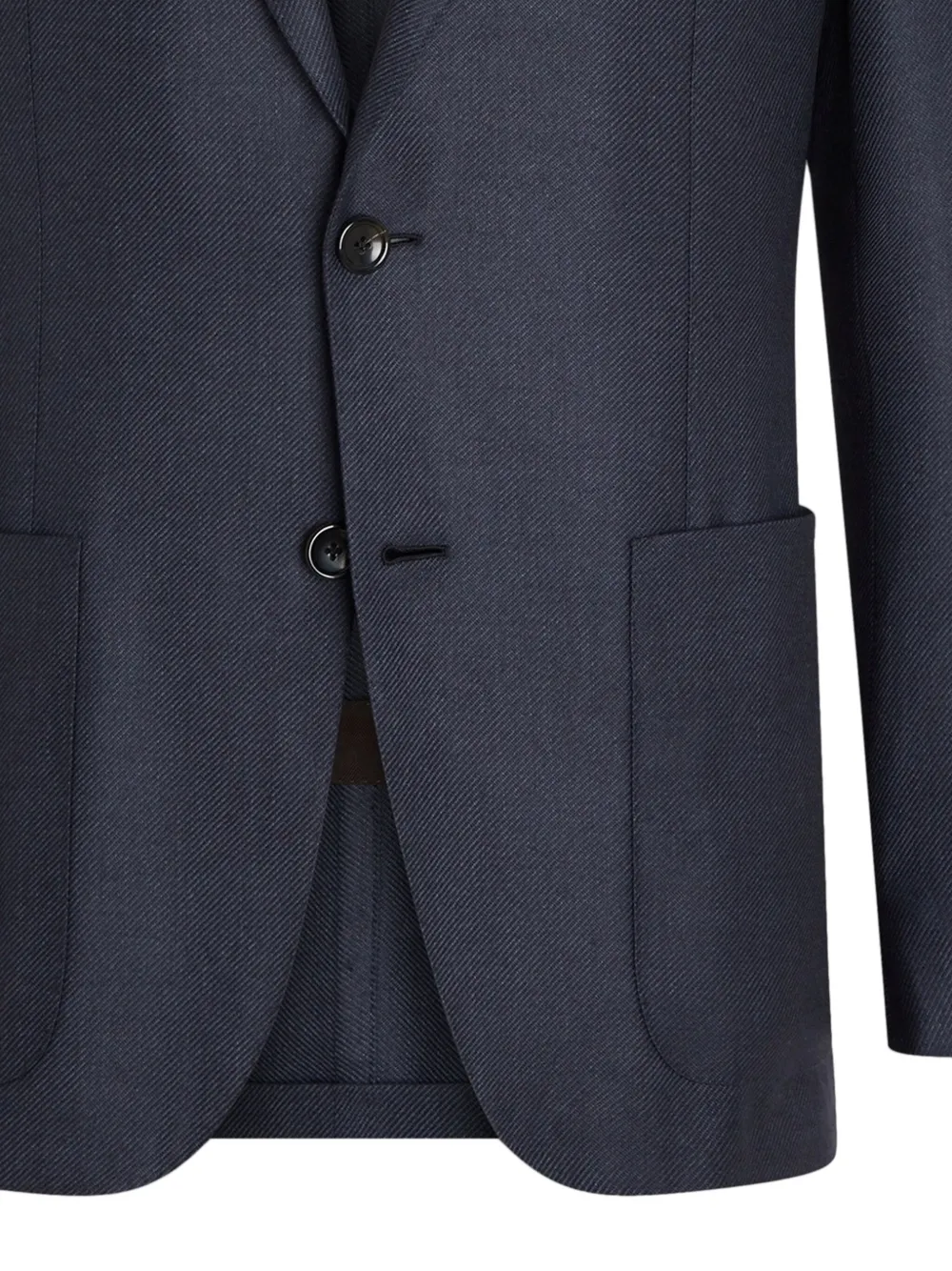 Zegna Blazer met enkele rij knopen - Blauw