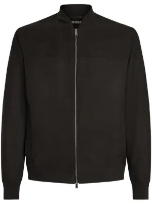Giorgio Armani ジップアップ ジャケット | ブラック | FARFETCH JP