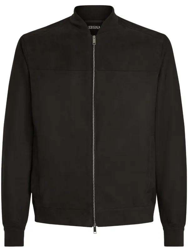 Zegna ボンバージャケット | ブラック | FARFETCH JP
