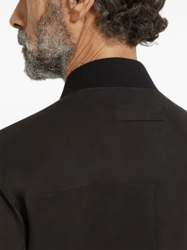 Zegna ボンバージャケット | ブラック | FARFETCH JP
