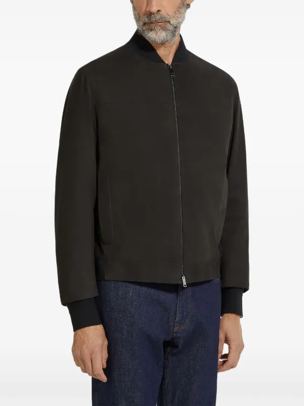 ZEGNA ボンバージャケット　サイズ46 ブラック ZEGNA ボンバージャケット サイズ46 ブラック - メルカリ