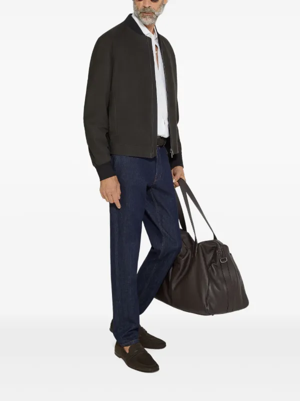 ZEGNA ボンバージャケット　サイズ46 ブラック Zegna ボンバージャケット | ブラック | FARFETCH JP