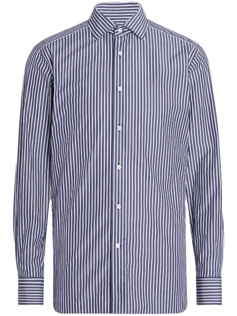 Zegna Centoventimila striped cotton shirt
