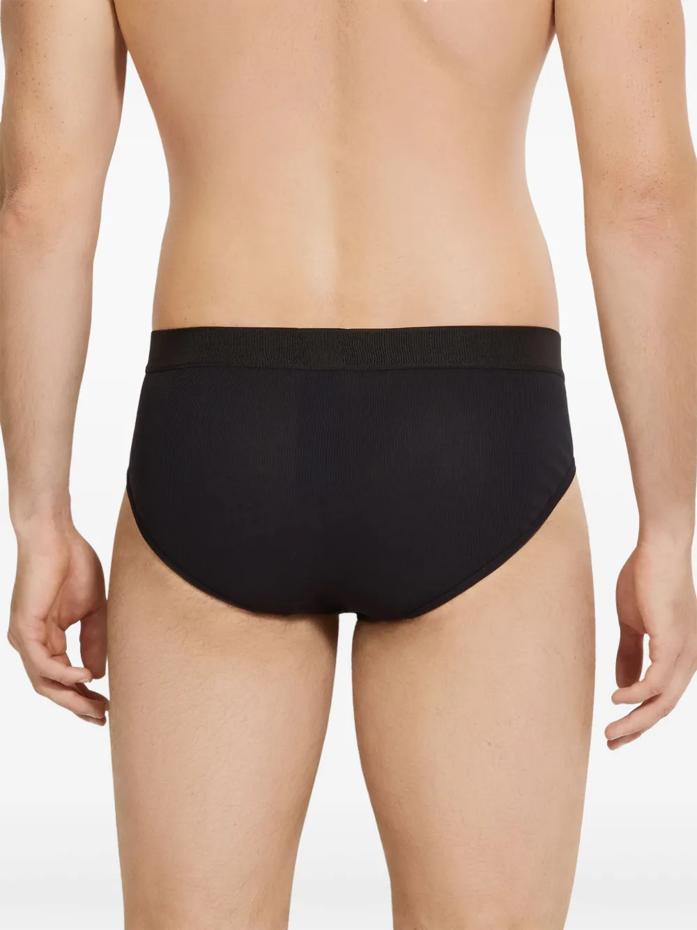 Zegna Slip met logoband Zwart