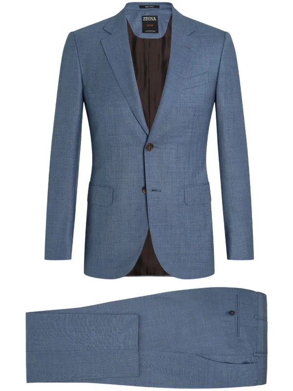 Zegna Centoventimila スーツ | ブルー | FARFETCH JP