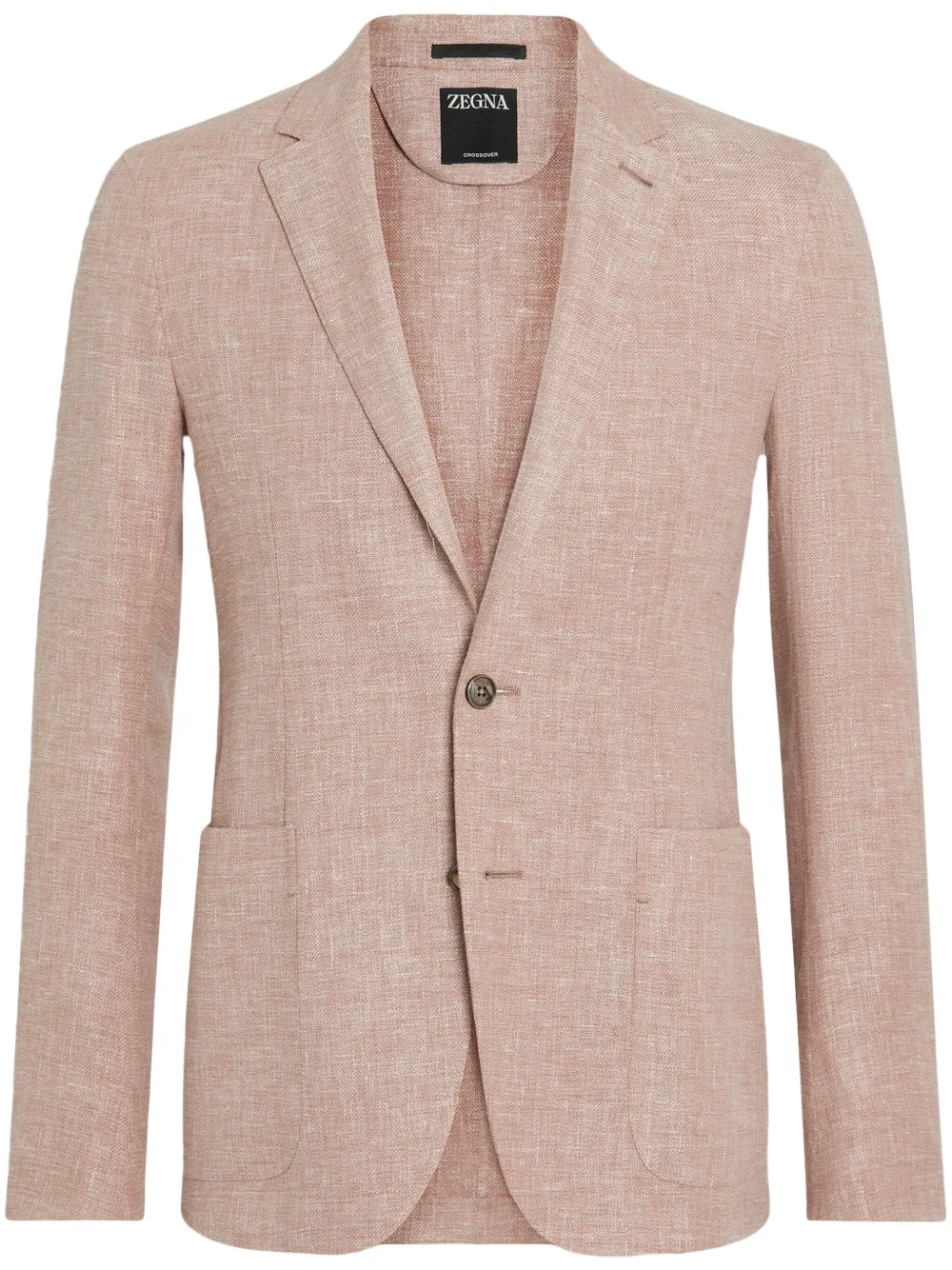 Zegna Blazer met enkele rij knopen Rood