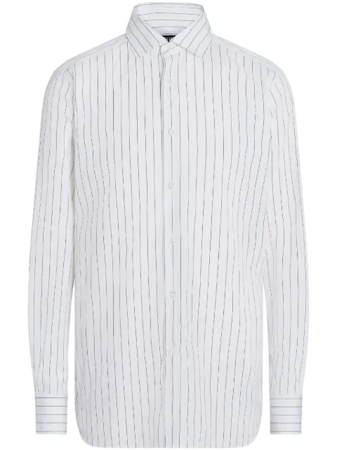Zegna camisa Centoventimila de algodón a rayas