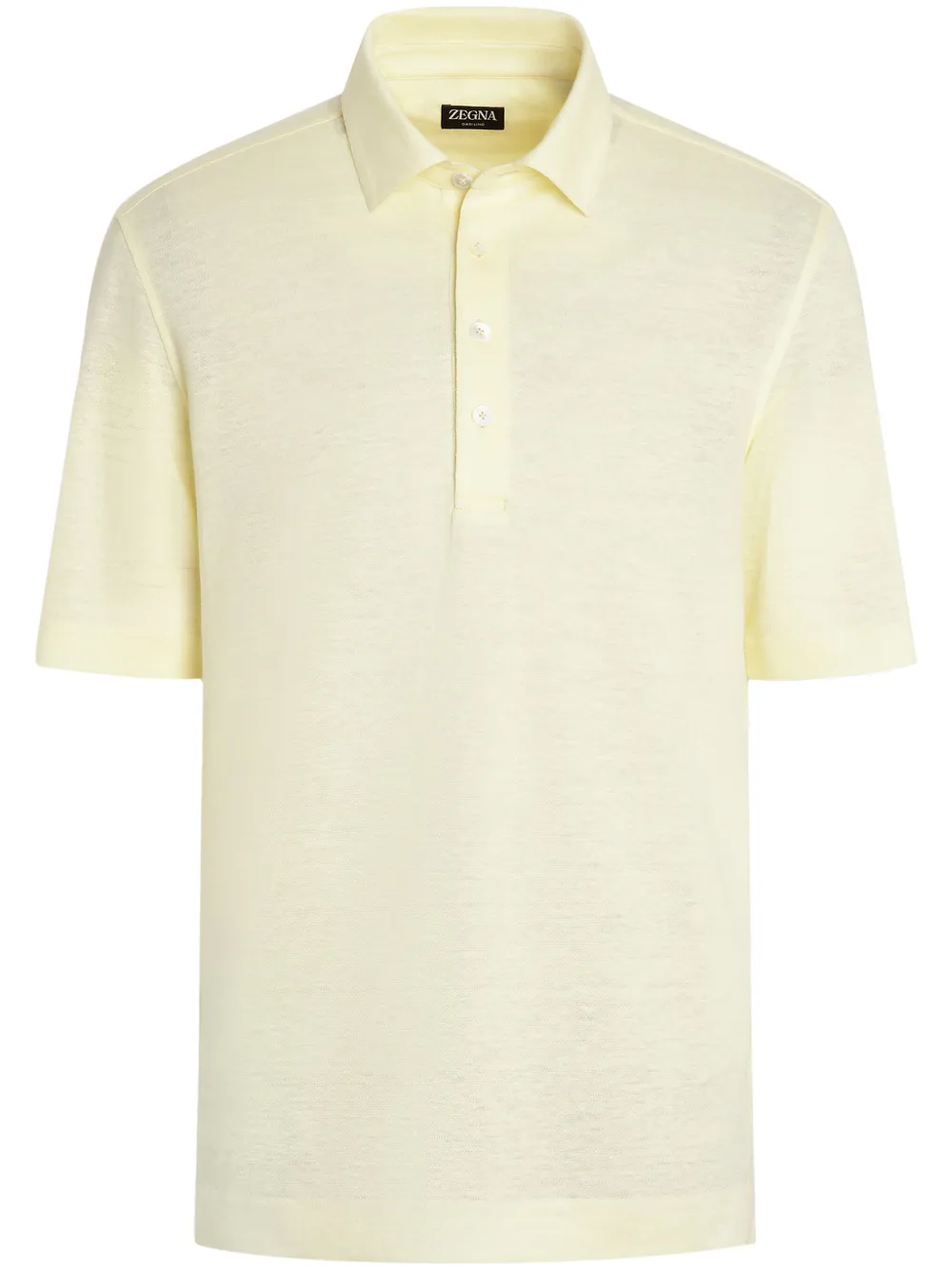 linen polo shirt
