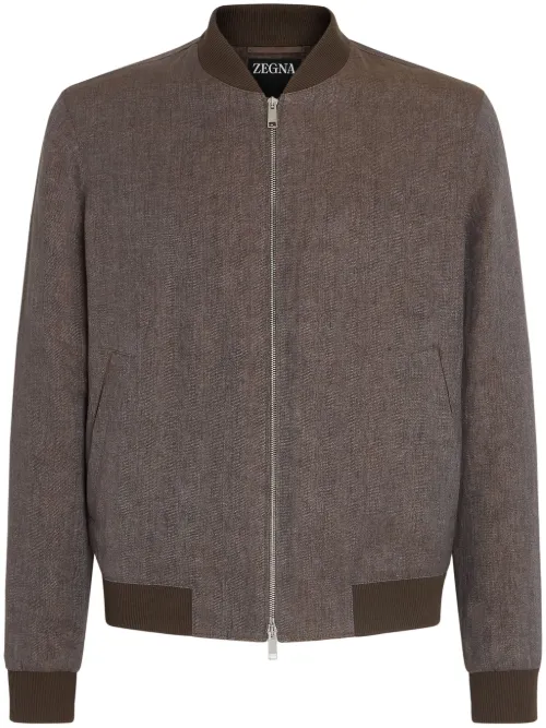 Veste bomber Oasi Lino - Zegna - Modalova