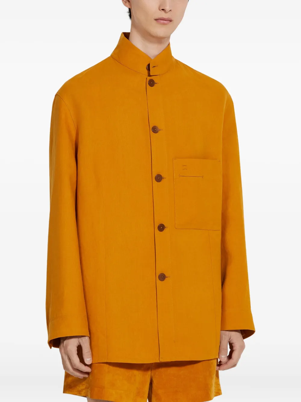Zegna Oasi Lino linen overshirt | Image 2