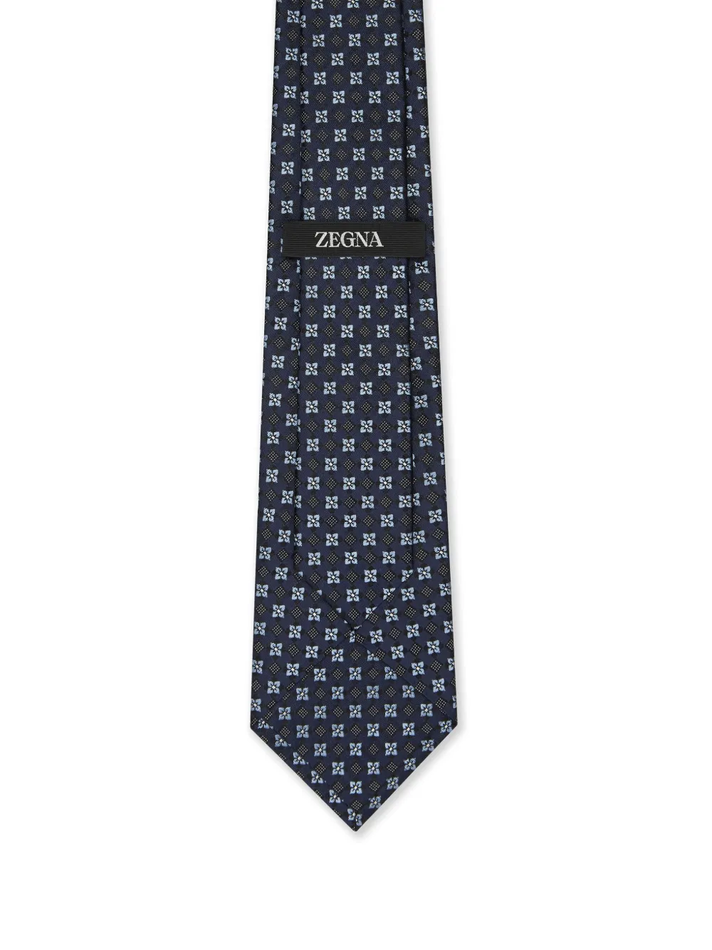 Zegna Zijden stropdas Blauw