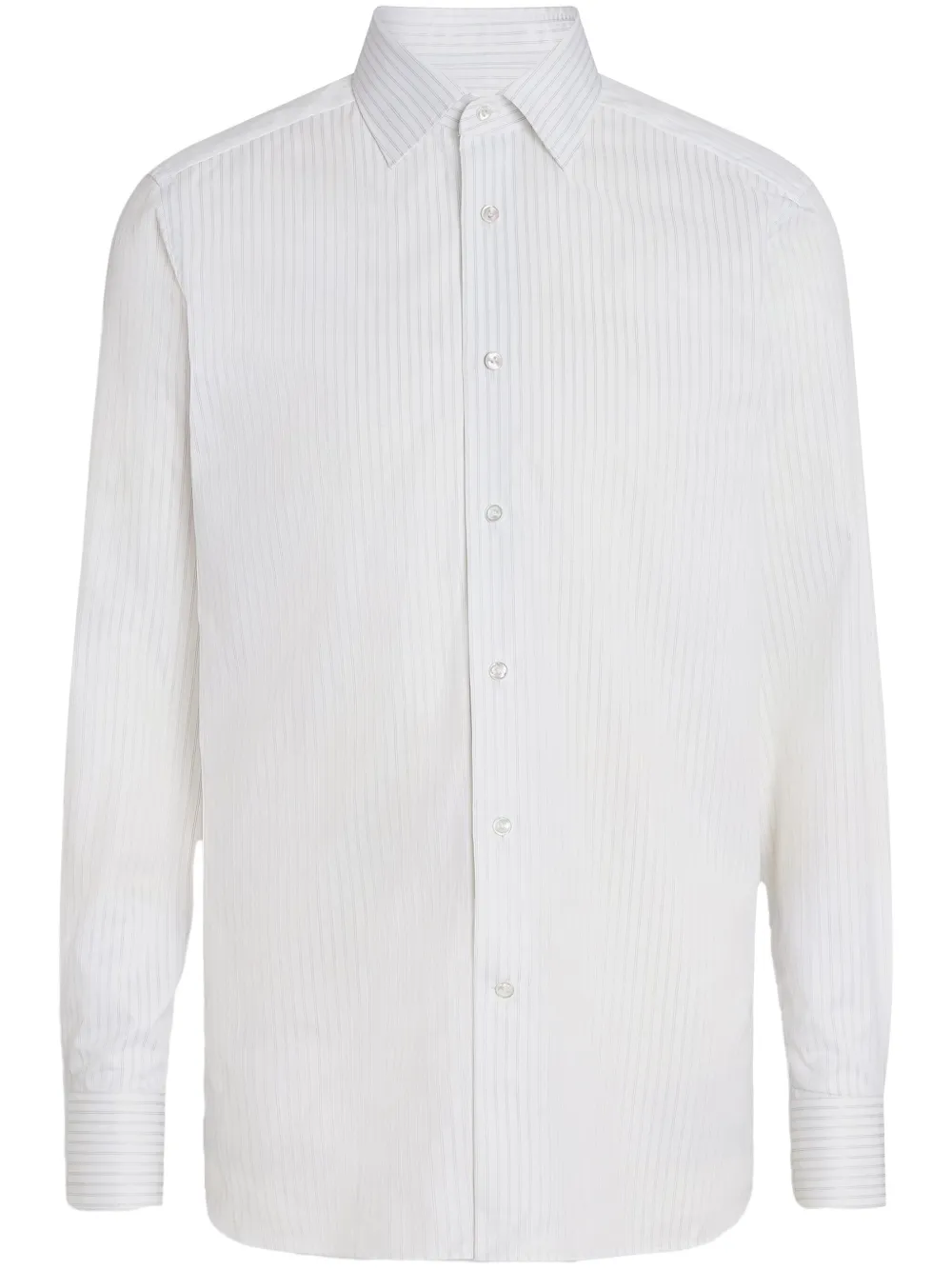 Zegna Structured Centoventimila cotton shirt | White | Image 1
