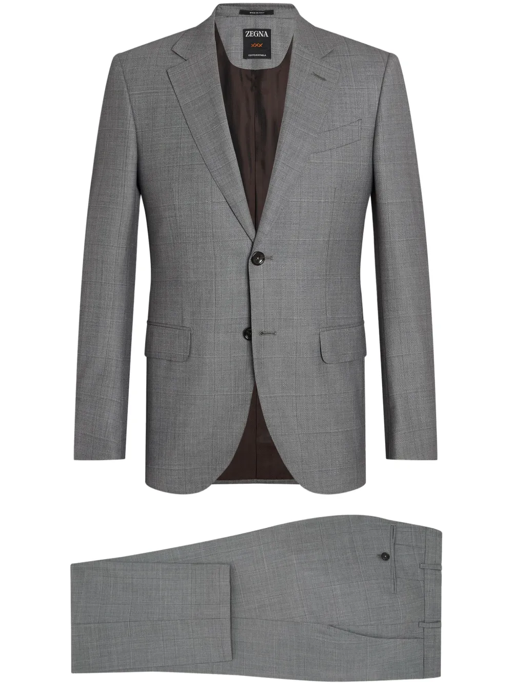 Zegna Centoventimila wool suit | Grey | Image 1
